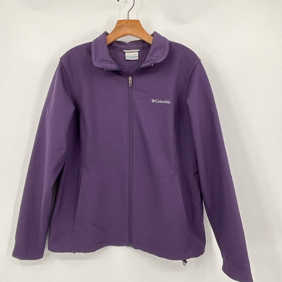 Columbia Women’s Softshell‎ Kruger Ridge Jacket Purple Size XL K15 - Picture 3 of 9